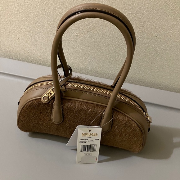 Michael Kors Brown Mini Bag with Gold Accents - Picture 1 of 1
